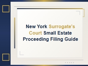 Filing a Small Estate Proceeding in Ny Surrogate's Court